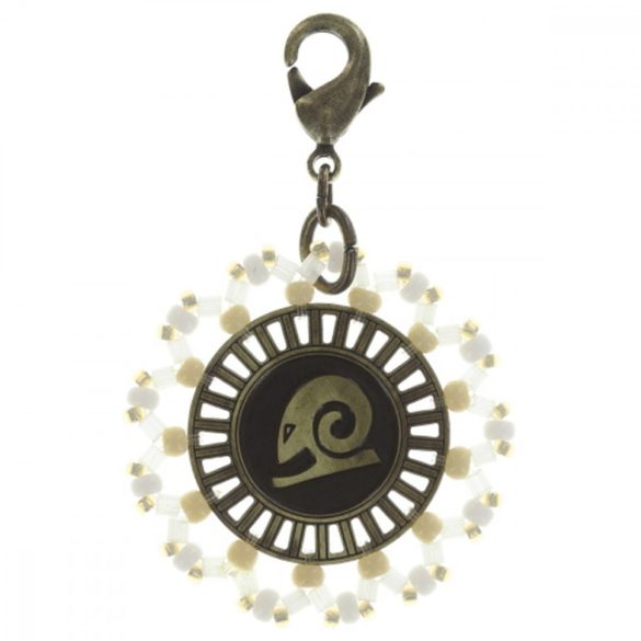 Konplott nyaklánc kiegészítő medál Zodiac Arles/Widder M réz/ezüst