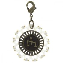   Konplott nyaklánc kiegészítő medál Zodiac Libra/Waage M réz/ezüst