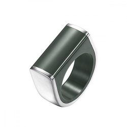   Joop Női gyűrű nemesacél ezüst fekete Pieces JPRG00028A 56 (17.8 mm Ø)