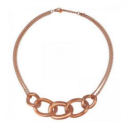   Joop Női Lánc nyaklánc ékszer nemesacél rosegold LINKS JPNL10581C450