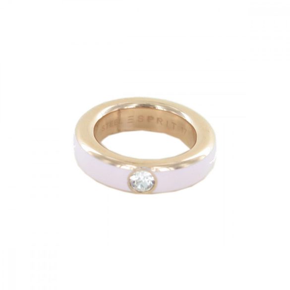 Esprit Női gyűrű nemesacél rózsa rózsaszín ESSE10987C 53 (16.8 mm Ø)
