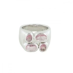   Esprit Női gyűrű ezüst sugárzó lila rózsaszín ESRG90861A1 53 (16.8 mm Ø)