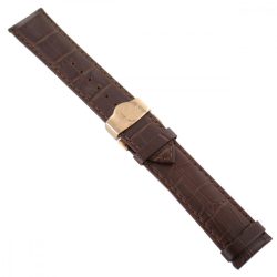   Ingersoll Ersatzband Óra Karóra bőr barna Kroko Faltschl. rosegold 24 mm B