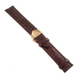  Ingersoll Ersatzband Óra Karóra bőr barna gl. Kroko Faltschl. rosegold 20 mm
