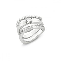 Joop Női gyűrű ezüst cirkónia 202351-1 54 (17.2 mm Ø)