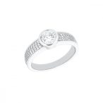   s.Oliver ékszer Női gyűrű ezüst 925 cirkónia 202609 54 (17.2 mm Ø)