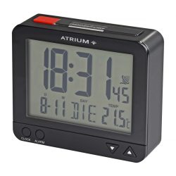   ATRIUM Wecker Funkwecker A760-7 Beleuchtung Snooze dátum Temperatur