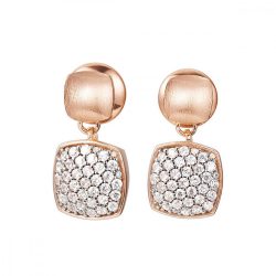   Esprit Collection Női fülbevaló ékszer ezüst rosegold cirkónia ANTIGONE ELER92531B000-1