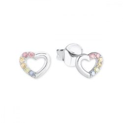   Prinzessin Lillifee Gyerek fülbevaló ékszer ezüst szív színes 2024376