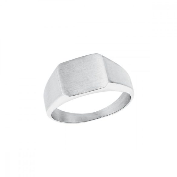 s.Oliver ékszer férfi gyűrű nemesacél Siegelring ezüst 202743 64 (20.3 mm Ø)