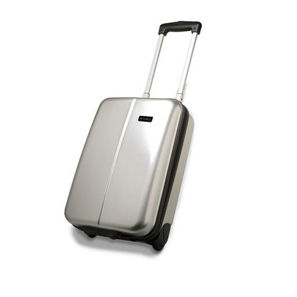 Smalto ezüst gurulós táska bőrönd FTW820