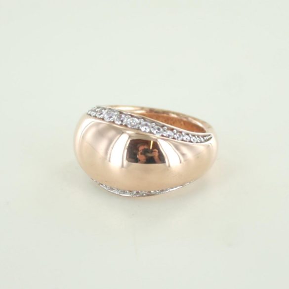 Esprit Női gyűrű ezüst rosegold cirkónia Gr.56 ESRG013