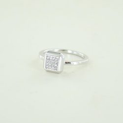   Esprit Női gyűrű nemesacél ezüst cirkónia Gr.56 ESRG023