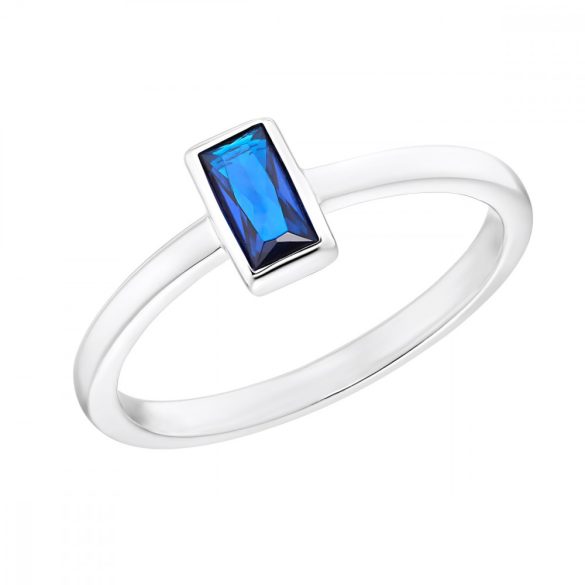 s.Oliver ékszer Női gyűrű ezüst 925 cirkónia kék 203144 52 (16.5 mm Ø)