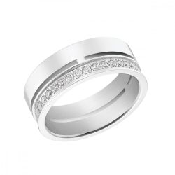   s.Oliver ékszer Női gyűrű nemesacél cirkónia 203146 54 (17.2 mm Ø)