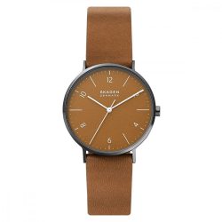 Skagen férfi óra karóra Aaren Naturals barna SKW6726