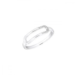   s.Oliver ékszer Női gyűrű ezüst 925 cirkónia 203485 54 (17.2 mm Ø)
