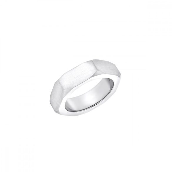 s.Oliver ékszer férfi gyűrű nemesacél ezüst 203494 62 (19.7 mm Ø)
