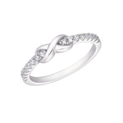   s.Oliver ékszer Női gyűrű ezüst 925 cirkónia Infinity 203496 58 (18.4 mm Ø)