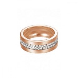   Esprit Női gyűrű ezüst rosegold cirkónia Pure berakás ESRG92214C170-1