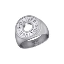   s.Oliver ékszer férfi gyűrű nemesacél ezüst 203685 66 (21.0 mm Ø)
