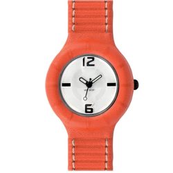 Hip Hop óra Silikonuhr bőr kicsi HWU0201 arancio