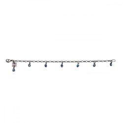   Konplott karkötő Tutui Collection fényes kék zafír ezüst