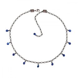 Konplott Lánc nyaklánc Tutui Collection kék zafír ezüst