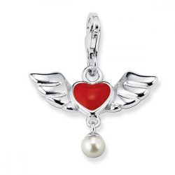   s.Oliver ékszer Női nyaklánc kiegészítő ezüst szív Flügel SOCHA/171 - 403474