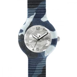   Hip Hop óra karóra Silikonuhr Camouflage nagyméretű HWU0363