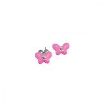   Scout Gyerek fülbevaló ékszer ezüst pillangó rózsaszín 262157100