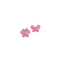   Scout Gyerek fülbevaló ékszer ezüst pillangó rózsaszín 262157100