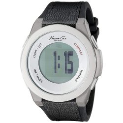   KENNETH COLE Unisex férfi női fekete Quartz óra karóra 10023867