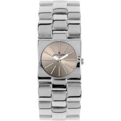   ALPHA SAPHIR Unisex férfi női ezüst Quartz óra karóra 271K