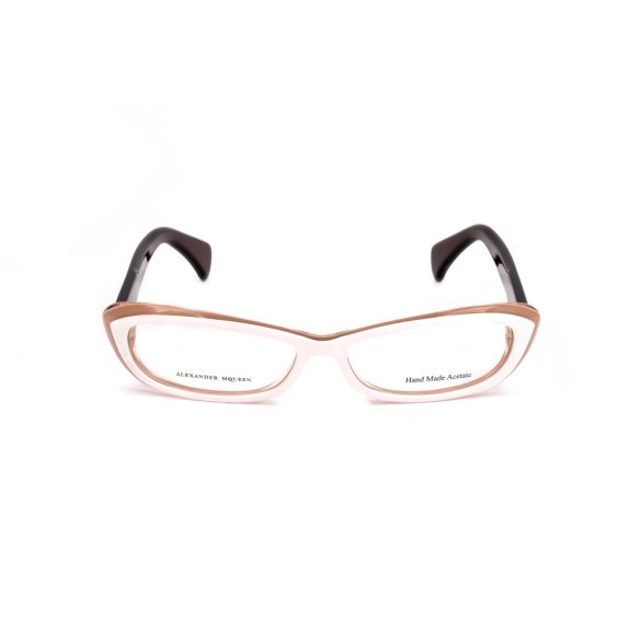 ALEXANDER MCQUEEN női fehér és barna Gyöngy szemüvegkeret szemüvegkeret AMQ4181WCM