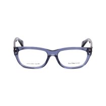   ALEXANDER MCQUEEN Unisex férfi női átlátszó kék szemüvegkeret szemüvegkeret AMQ4223BMP