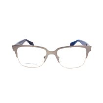   ALEXANDER MCQUEEN női matt ruténium szürke és kék szemüvegkeret szemüvegkeret AMQ42578SN