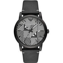 ARMANI férfi fekete Quartz óra karóra AR11136