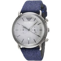 ARMANI férfi kék Quartz óra karóra AR11144