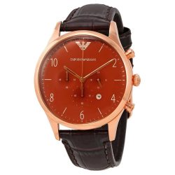 ARMANI férfi barna Quartz óra karóra AR1890