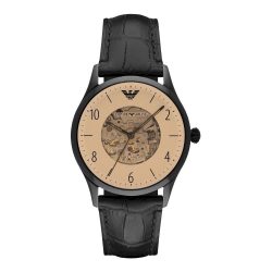ARMANI férfi fekete automata óra karóra AR1923