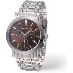 BURBERRY férfi ezüst Quartz óra karóra BU1391