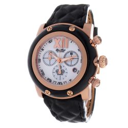 GLAM ROCK női fekete Quartz óra karóra GR11133