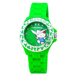 HELLO KITTY női zöld Quartz óra karóra HK7143L-18