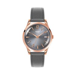   HENRY LONDON Unisex férfi női szürke Quartz óra karóra HL39-S-0120
