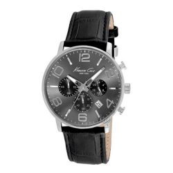 KENNETH COLE férfi fekete Quartz óra karóra IKC8007