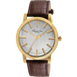 KENNETH COLE férfi barna Quartz óra karóra IKC8043