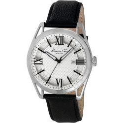 KENNETH COLE férfi fekete Quartz óra karóra IKC8072