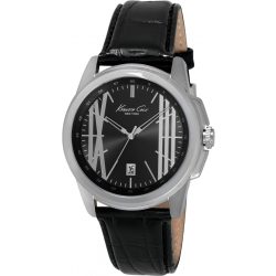 KENNETH COLE férfi fekete Quartz óra karóra IKC8095