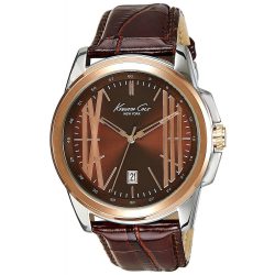 KENNETH COLE férfi barna Quartz óra karóra IKC8096